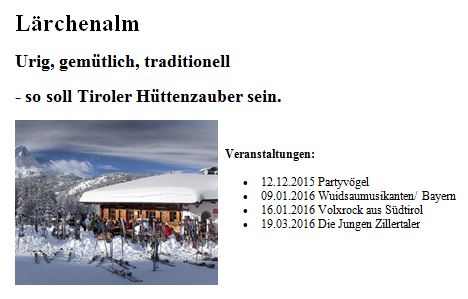 H&uuml;ttennachmittag L&auml;rchenalm 2016 Nauders &Ouml;sterreich